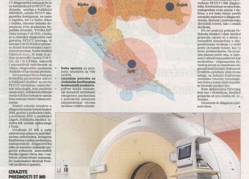 PET/CT dijagnostika Medikola dostupna svim građanima Republike Hrvatske