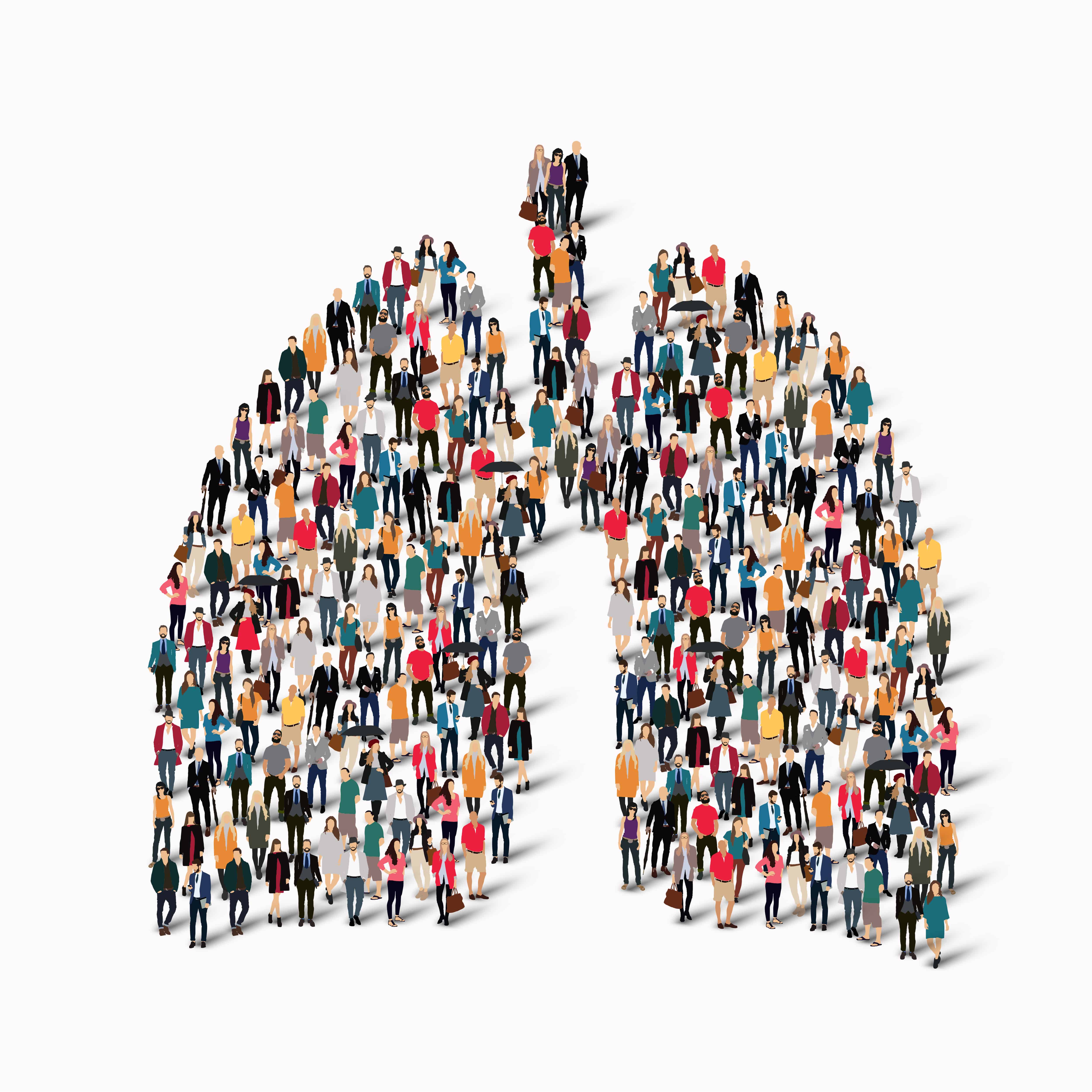 people lungs medicine crowd - Poliklinika Medikol Pulmologija se bavi bolestima dišnog sustava